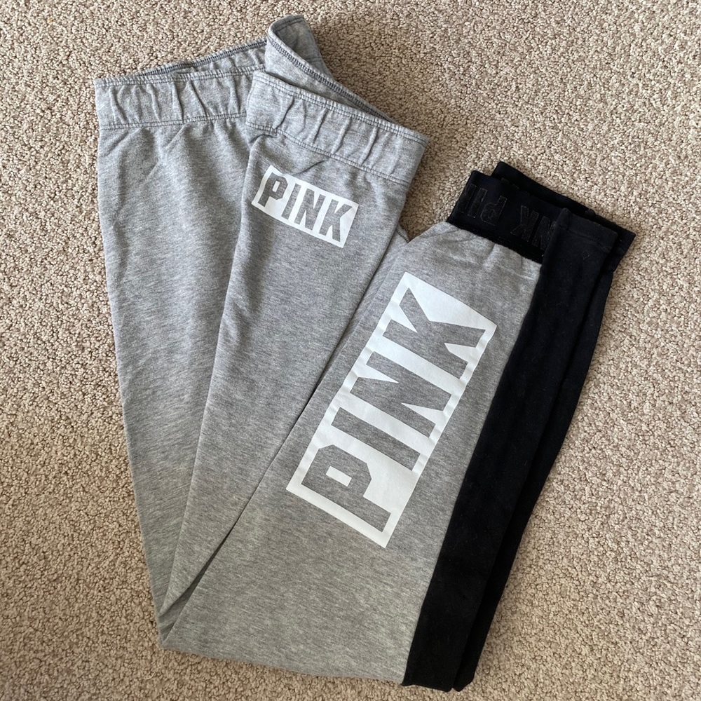 Grey and Black Joggers